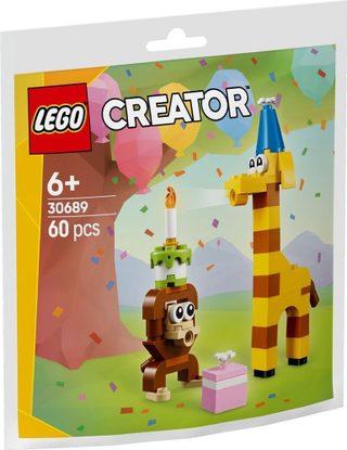 Lego® Creator 30689 Les Animaux Du Goûter D'anniversaire Polybag