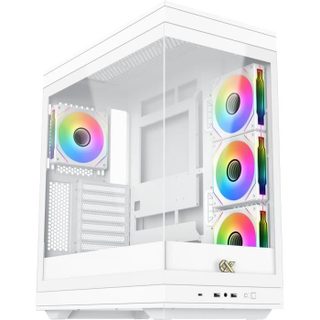 Boîtier Pc Meta Arctic Moyen Tour E-atx Verre Trempé Argb Blanc