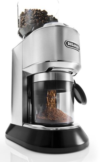 Moulin à café 350g Delonghi KG520M 14 pièces, 150 W Récipient 170g - Gris