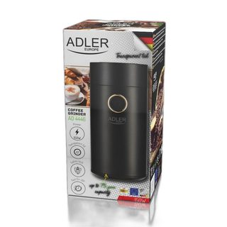 Moulin À Café Adler Ad 4446bg 150w, Inox Et 75g De Capacité