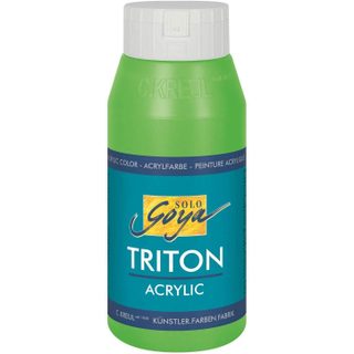 Kreul Peinture Acrylique 750ml Solo Goya Triton, Vert Jaune