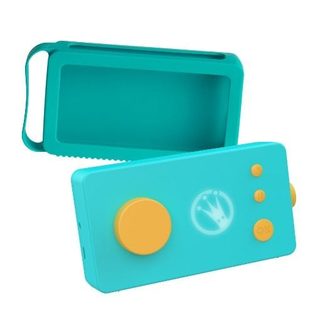 Lunii - Ma Fabrique à Histoires Verte + Coque Verte - Conteuse 3-8 ans avec 24 histoires interactives