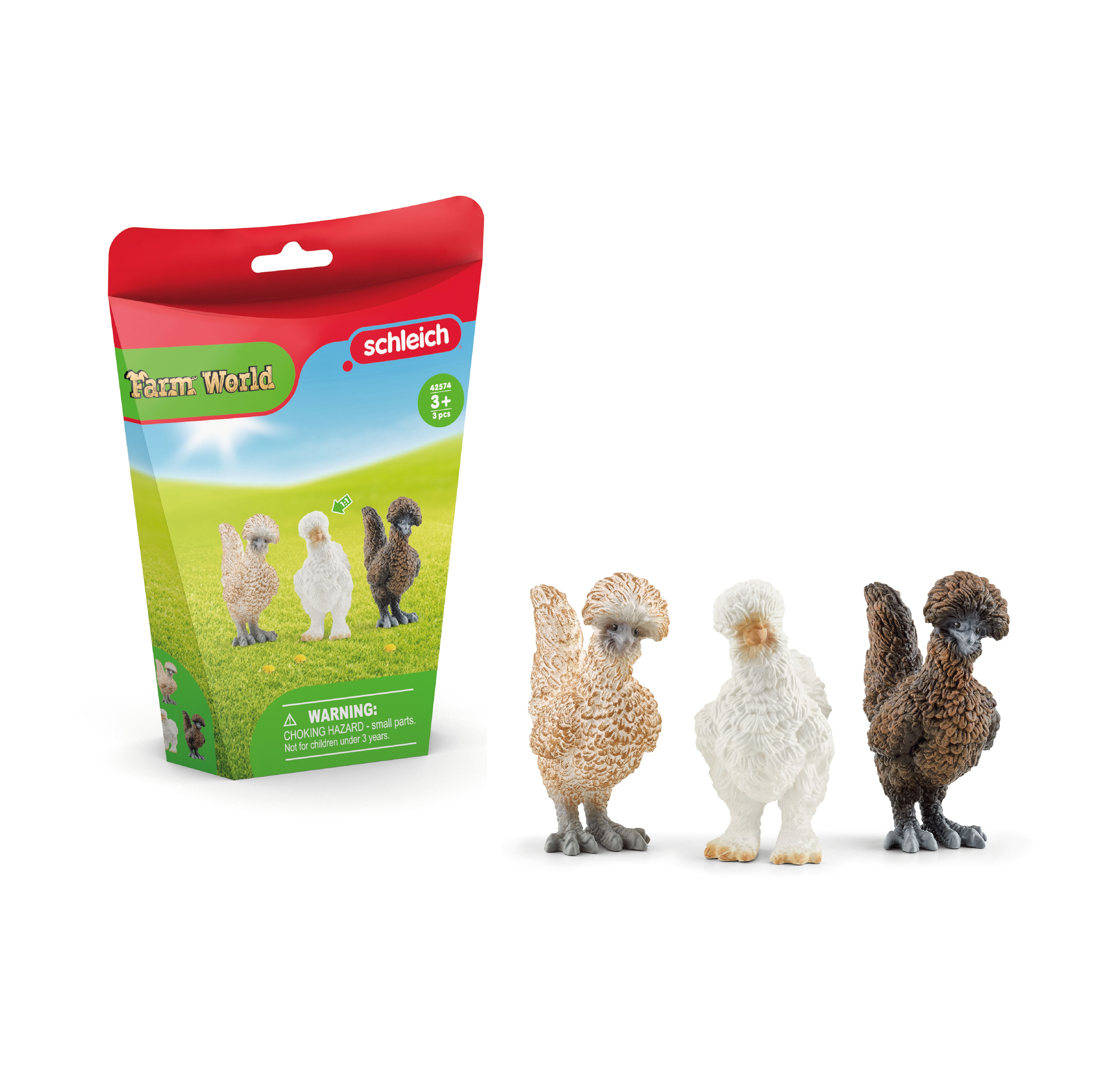 Trio de poules SCHLEICH