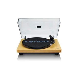 Platine Vinyle Lenco L-30wd Bois Argent 33/45 Rpm Usb Pc Encodage Arrêt Automatique