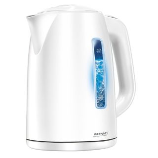 Bouilloire Électrique Sans Fil. 1,7 Litres, Filtre Anti-calcaire, Base 360º Mpm Mcz-66 Blanc 2200w