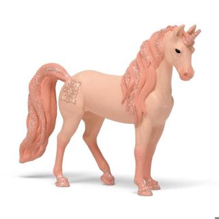 Figurine - Jument Licorne Peach - Multicolore - 16x3.5x11 Cm - A Partir De 5 Ans