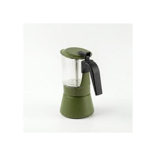 Cafetière Italienne Inoxibar Clair 9 Tasses 360 Ml Inox Vert Compatible Induction