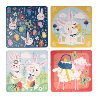 Puzzle De Pâques 4 En 1 Pour Enfants - Développement Ludique