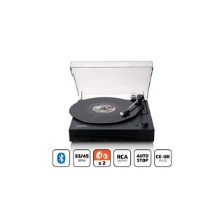 Platinettes Vinyle Lenco Ls-15bk Bluetooth Avec Enceintes Intégrées