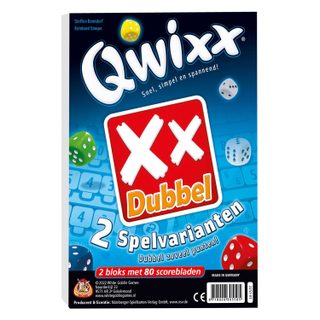 Jeu De Dés Qwixx Double Gobelins Blancs - Amusez-vous En Famille Et Entre Amis