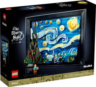 Lego Ideas 21333 Vincent Van Gogh - La Nuit Étoilée, Reproduction De Tableau Sur Toile