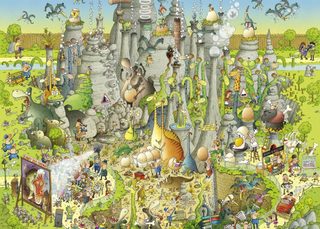Heye Puzzle Jurassic Habitat1000