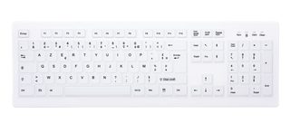 Contour Design Active Key Ak-c8100f-fus-w/fr Clavier Médical Rf Sans Fil Azerty Français Blanc