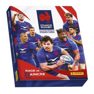 Coffret Collector Rugby Equipe De France-rage De Vaincre 1 Album + 18 Pochettes + 3 Cartes Edition Limitée - Panini