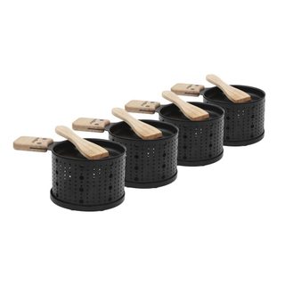 Set De 4 Raclettes Individuelles À La Bougie Lumi Cookut