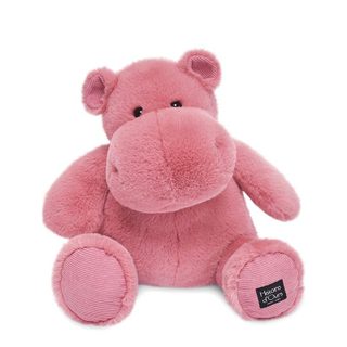 Histoire D'ours Peluche Hippo Hip'fun 40 Cm Lait Grenadine