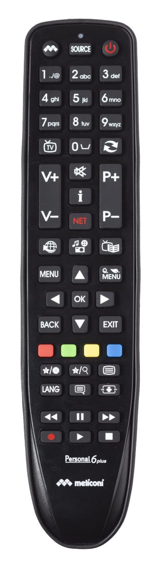 Meliconi Gumbody Personal 6 Plus Télécommande Ir Wireless Tv Appuyez Sur Les Boutons