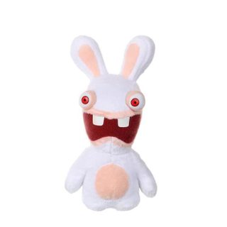 Peluche Lapins Crétins Bean - - Bouche Ouverte, 18 Cm