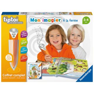 Coffret Tiptoi® - lecteur + livre Imagier À la ferme RAVENSBURGER