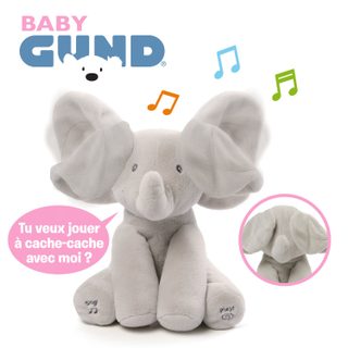 Spin Master Peluche intéractive Flappy L'éléphant Gund