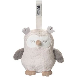 Tommee Tippee Mini Peluche - Ollie La Chouette - Aide Au Sommeil Nomade - 6 Sons - Rechargeable Par Usb - Lavable En Machine