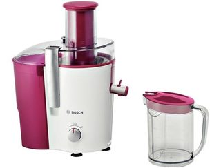 Bosch Mes25c0 Centrifugeuse 700 W Cerise (fruit), Transparent, Blanc