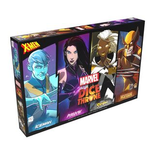 Lucky Duck Games Marvel Dice Throne X-men Iceman Psylocke Storm Wolverine