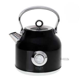 Adler Ad 1346b Bouilloire 1,7 L 2200 W Noir, Métallique