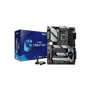 Carte Mère Asrock W480 Creator Intel 10e-11e Gen 128 Go Ddr4