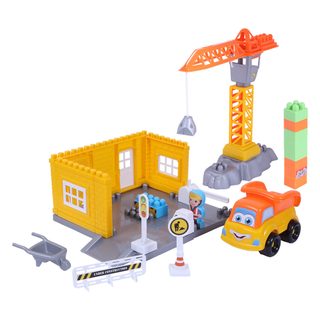Ogi Mogi Toys Blocs De Construction Blocks & Grue 44 Pièces Plastique +3 Ans