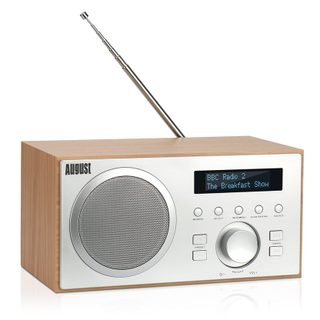 August Mb420-Réveil Numérique Dab+ Fm Double Radio Haut-parleur Bluetooth