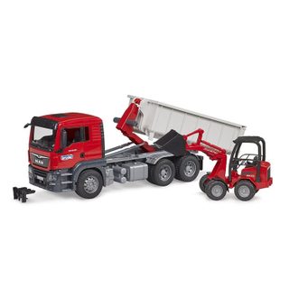 Camion Man Tgs Avec Benne Amovible Et Chargeur Schäffer