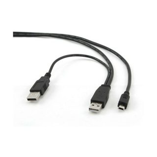 Câble Double Usb Vers Mini Usb Gembird Ccp-usb22-am5p-3 Noir
