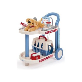 Chariot Vétérinaire Ecoiffier Medical 1901 Chien Peluche Marron 11 Accessoires