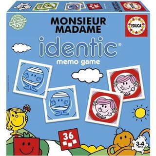 Jeu D'apprentissage - Monsieur Madame - Identic