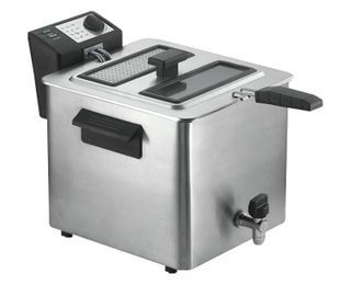Rgv Fry Type 8/n Unique 8 L 3000 W Friteuse Noir, Acier Inoxydable