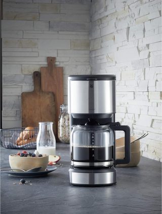 Cafetière Électrique De 1,25l 1000w Gris Noir