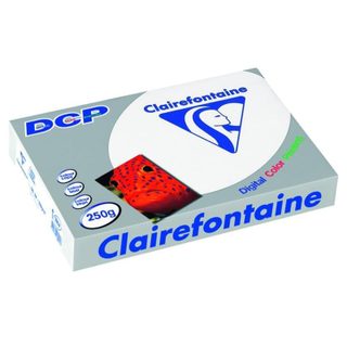 Ramette De Papier - A4 - Blanc - 250g - Impression - 125 Feuilles - Clairefontaine Dcp