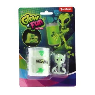 Baril De Pétrole Lumineux Toi-toys Avec Slime Alien Éclatant