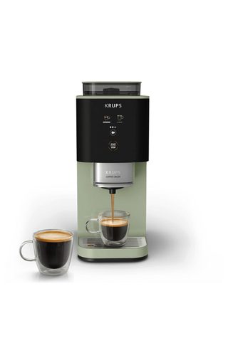 Expresso Broyeur À Grains Krups Coffee Crush Sa401le0 15 Cm 15 Bars Vert Métal Plastique