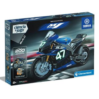 Kit Mécanique Clementoni Yamaha M1 67794 10 Pièces Bleu Noir Argent Blanc App Science And Build