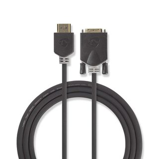 Câble Hdmi Vers Dvi Connecteur Hdmi™ - Dvi-d Mâle À 24 + 1 Broches 2,0 M Anthracite