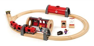 Circuit Métro Brio 33513 Multicolor Bois