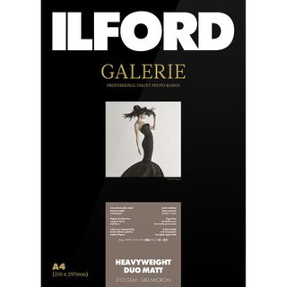 Papier Photo Ilford Ilford Galerie Heavyweight Duo Matt A4 310g 50 Feuilles