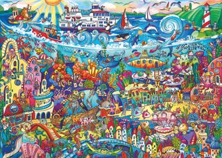 Heye Puzzle Magic Sea 1000 Pièces - Puzzle Cartoon Fantaisie