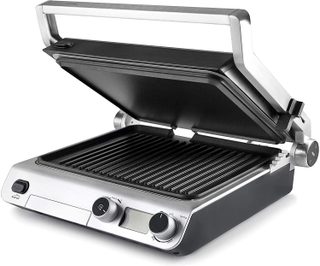 Lacor 69574 - Gril Pliant Pro Avec Double Zone De Cuisson