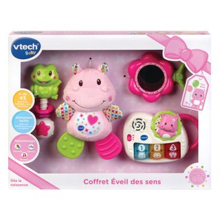 Jouet d'éveil coffret naissance - éveil des sens (rose) VTECH BABY