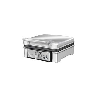 Gaufrier Professionnel Pour 2 Gaufres Belges Épaisses, Plaques Antiadhésives Mpm Mgo 13 Argent 1400w