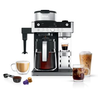 Cafetière Filtre Ninja Prestige Dualbrew System Cfn802eu Noir Argent