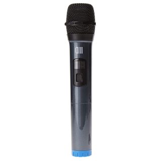 D2 Microphone Dynamique Omnidirect Sans Fil , Avec Écran Récepteur Rechargeable, Jack 6.35mm Bleu